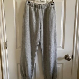 brandy melville gray rosa sweatpants
